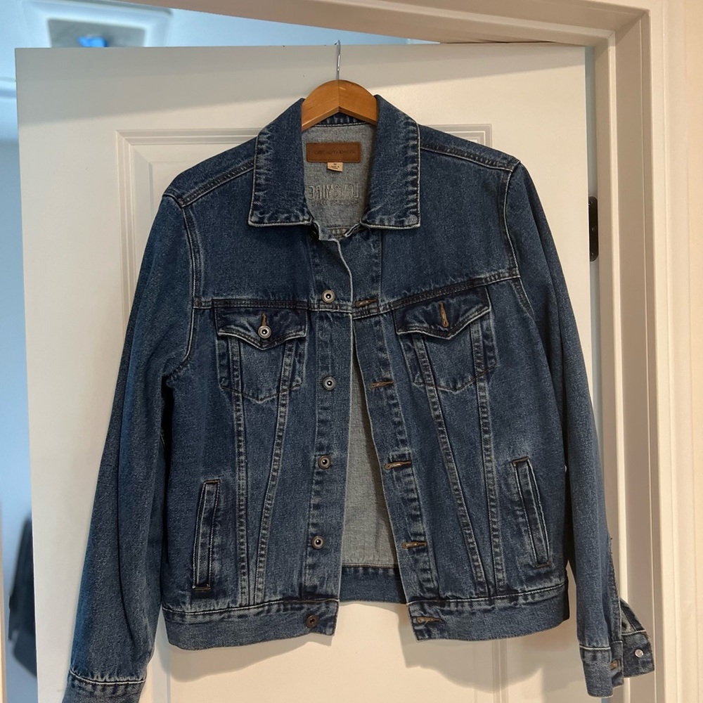 Classic Dark Blue Denim Jacket from LONGMIRE